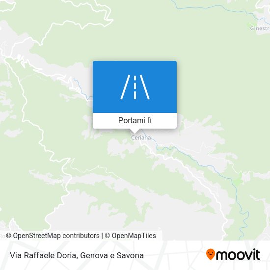 Mappa Via Raffaele Doria
