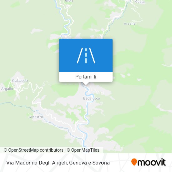 Mappa Via Madonna Degli Angeli