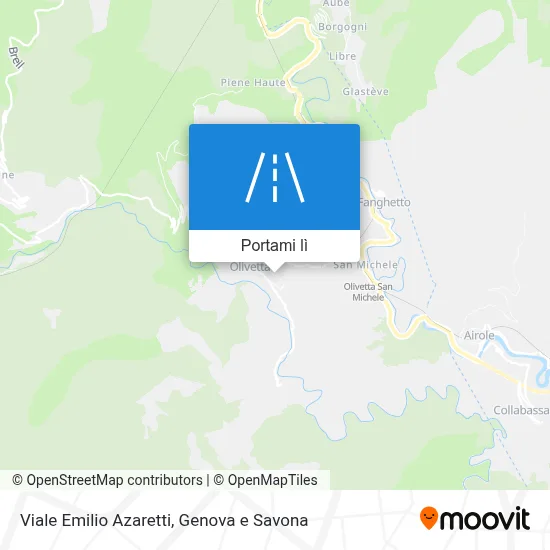 Mappa Viale Emilio Azaretti