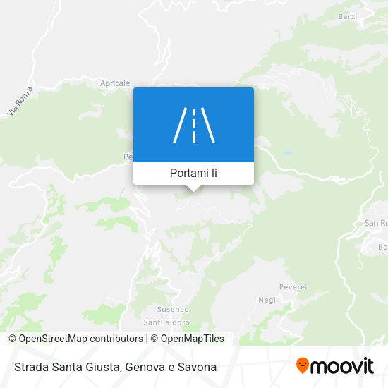 Mappa Strada Santa Giusta