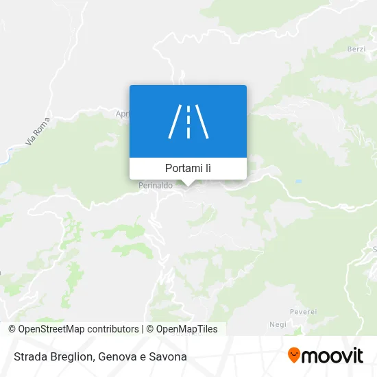 Mappa Strada Breglion