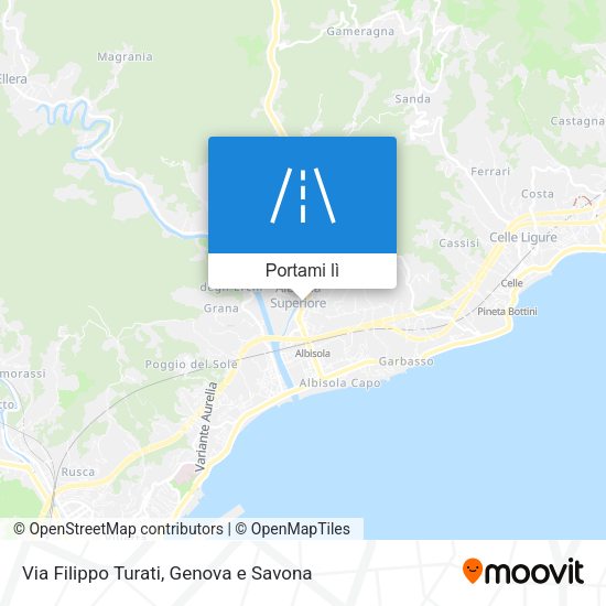 Mappa Via Filippo Turati