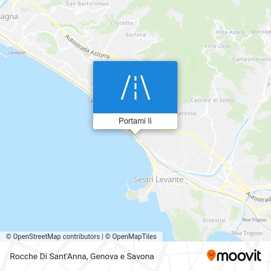 Mappa Rocche Di Sant'Anna