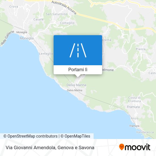 Mappa Via Giovanni Amendola