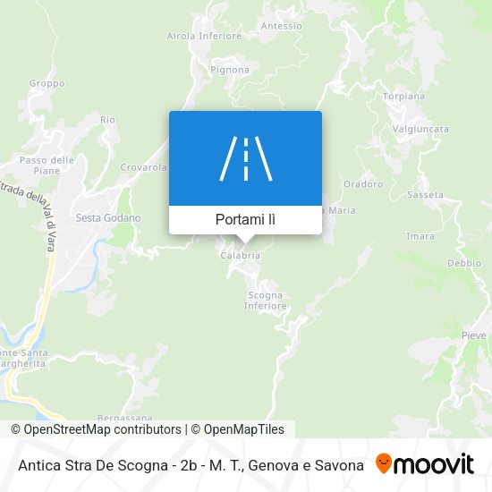 Mappa Antica Stra De Scogna - 2b - M. T.
