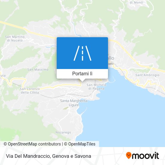 Mappa Via Del Mandraccio