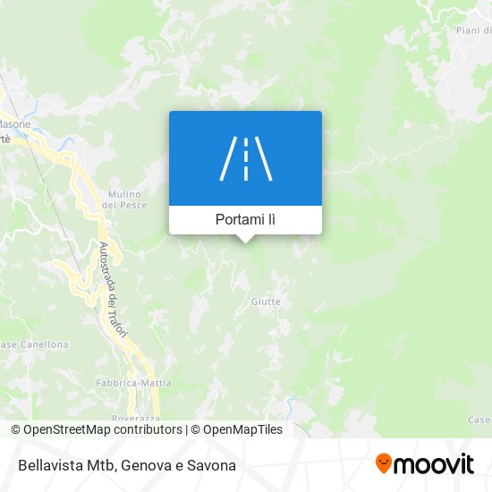 Mappa Bellavista Mtb