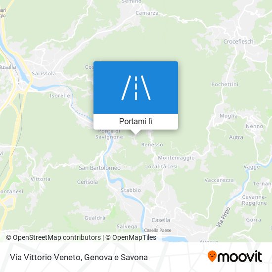 Mappa Via Vittorio Veneto