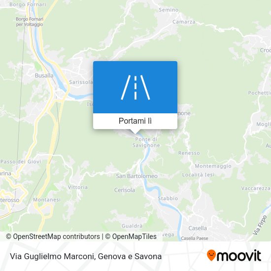 Mappa Via Guglielmo Marconi