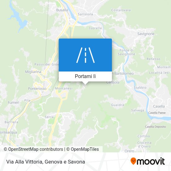 Mappa Via Alla Vittoria