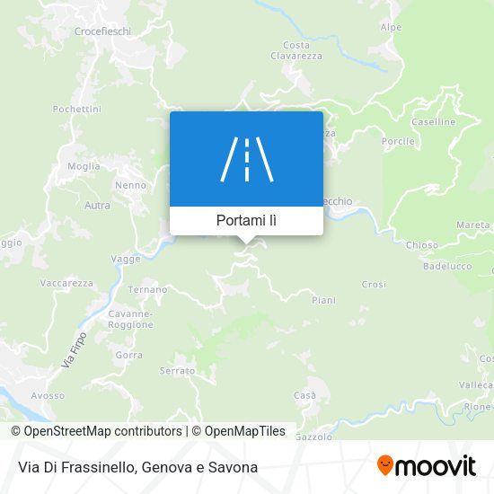 Mappa Via Di Frassinello