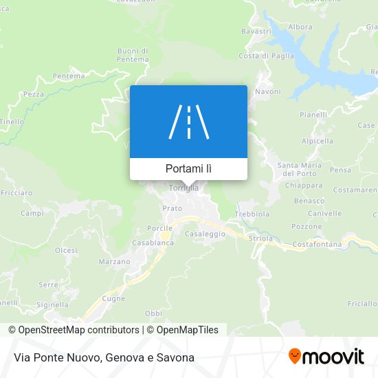 Mappa Via Ponte Nuovo
