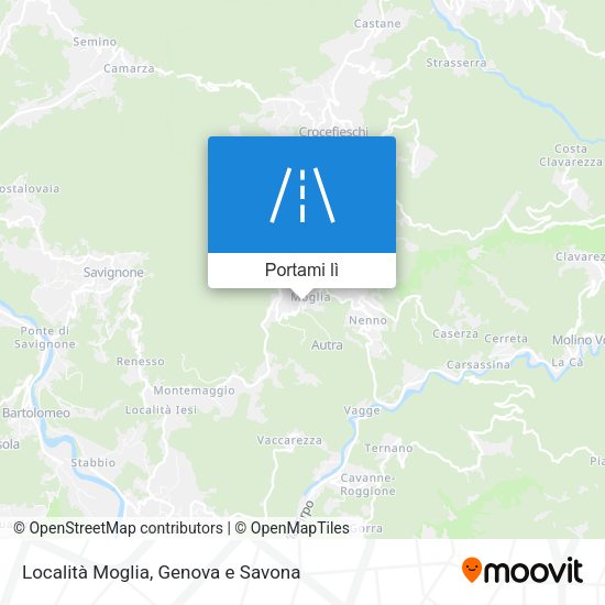 Mappa Località Moglia