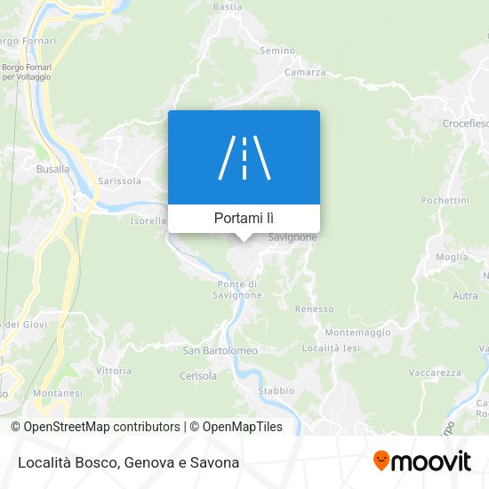 Mappa Località Bosco