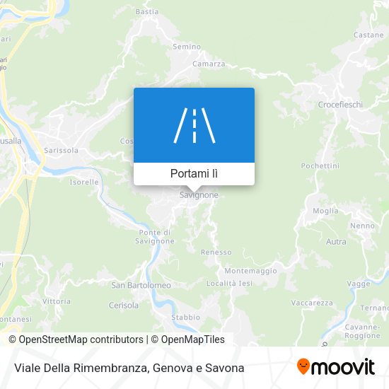 Mappa Viale Della Rimembranza