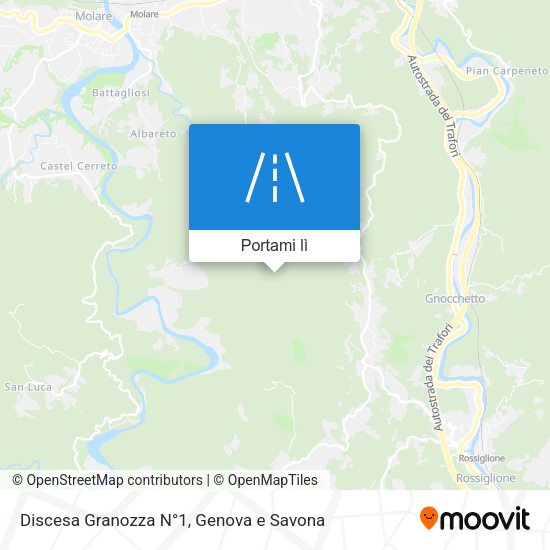 Mappa Discesa Granozza N°1