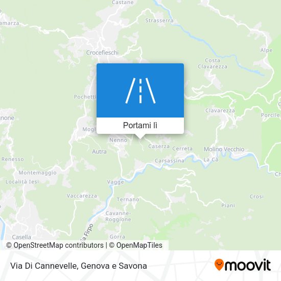Mappa Via Di Cannevelle