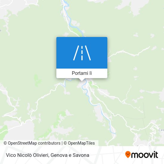 Mappa Vico Nicolò Olivieri