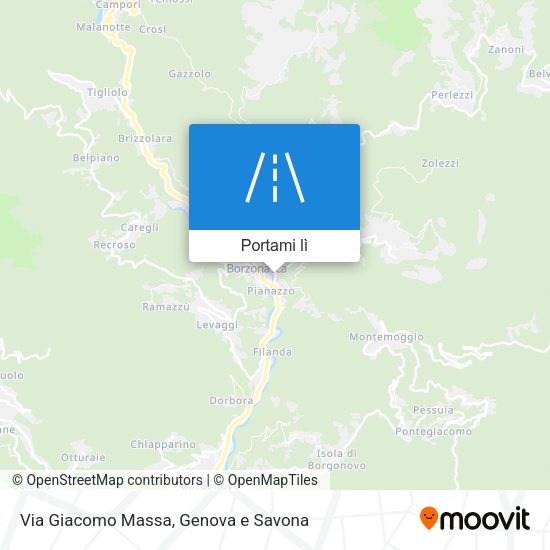 Mappa Via Giacomo Massa