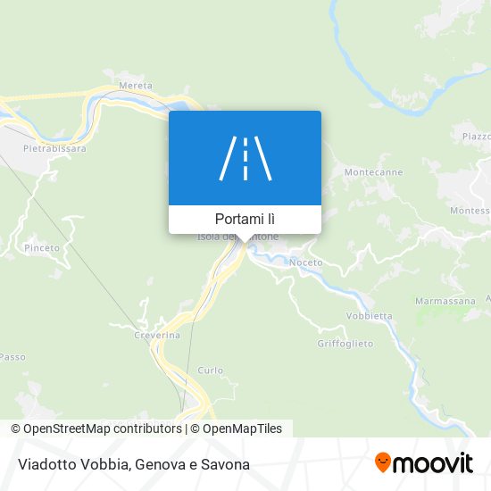 Mappa Viadotto Vobbia