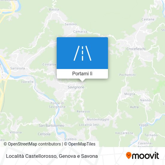 Mappa Località Castellorosso