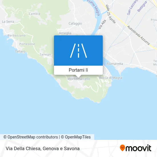 Mappa Via Della Chiesa