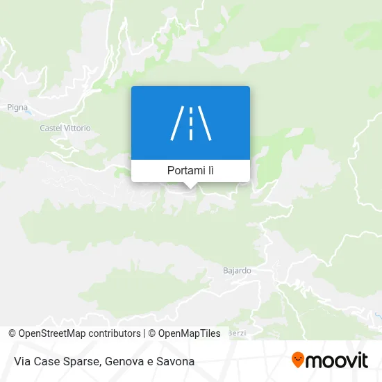 Mappa Via Case Sparse