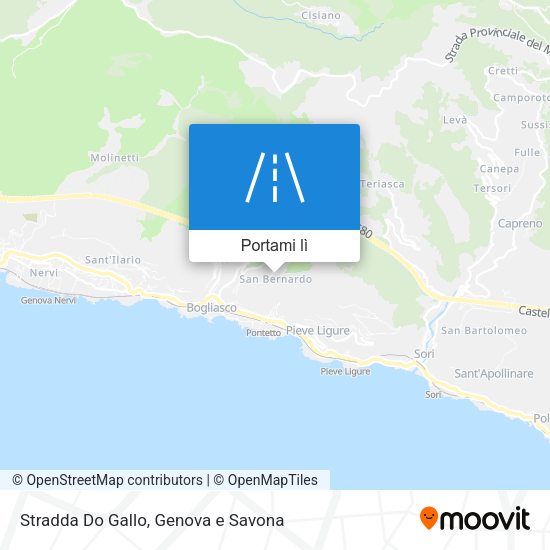 Mappa Stradda Do Gallo