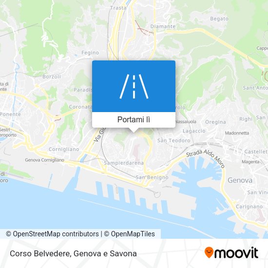 Mappa Corso Belvedere
