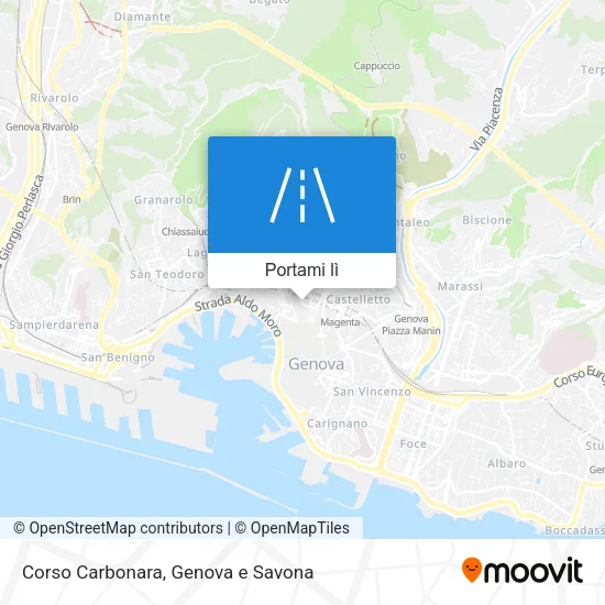 Mappa Corso Carbonara