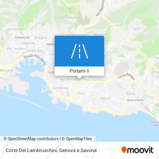 Mappa Corte Dei Lambruschini