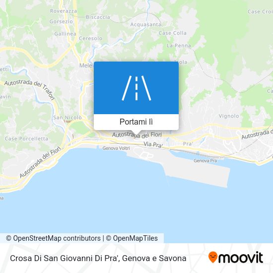 Mappa Crosa Di San Giovanni Di Pra'