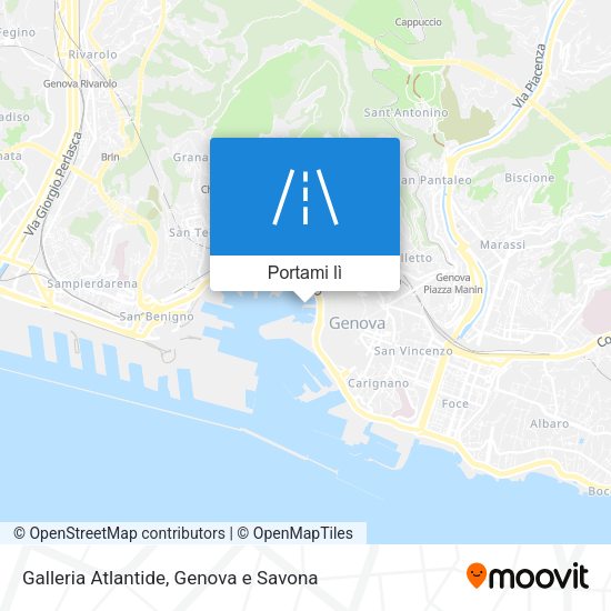 Mappa Galleria Atlantide
