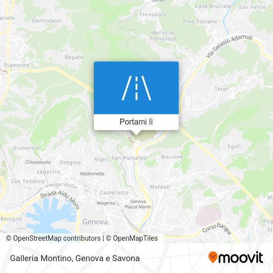 Mappa Galleria Montino