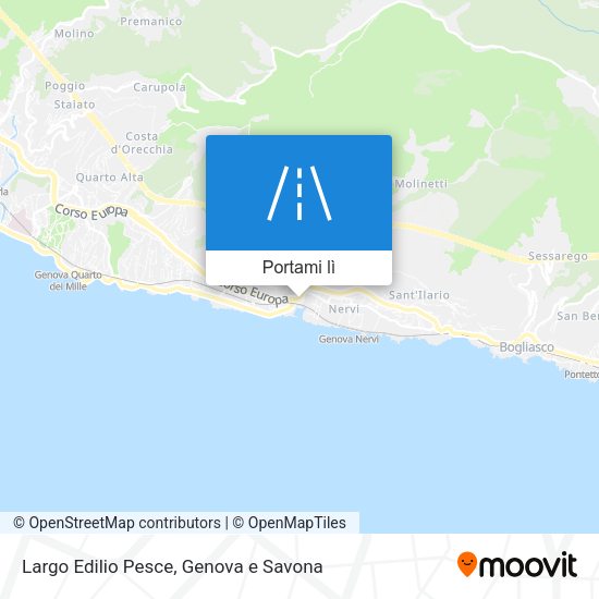 Mappa Largo Edilio Pesce