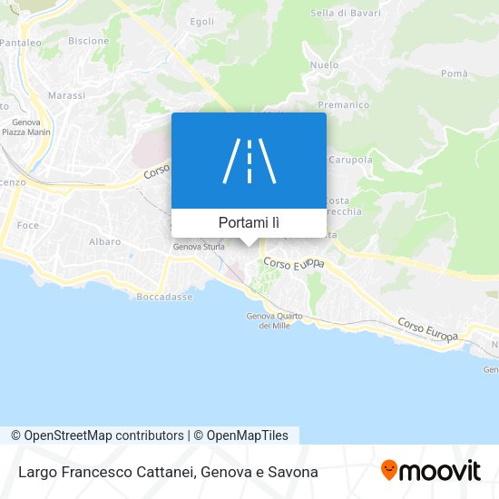 Mappa Largo Francesco Cattanei