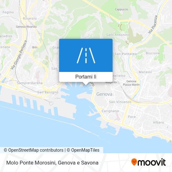 Mappa Molo Ponte Morosini
