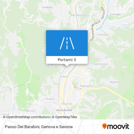 Mappa Passo Dei Barabini