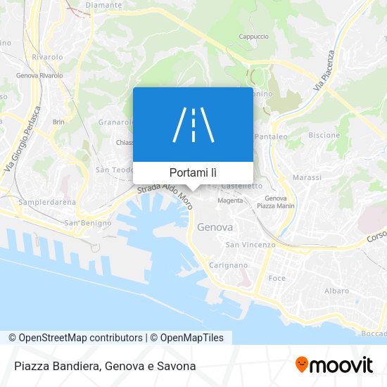 Mappa Piazza Bandiera