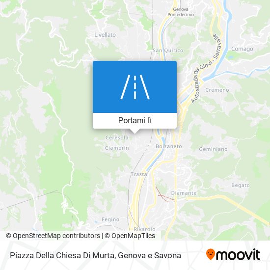 Mappa Piazza Della Chiesa Di Murta