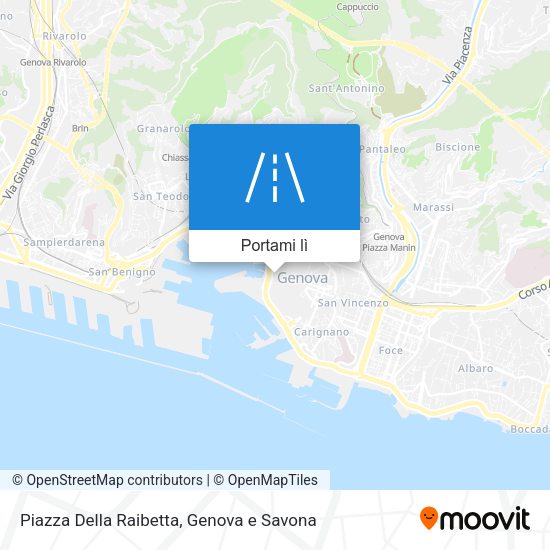 Mappa Piazza Della Raibetta