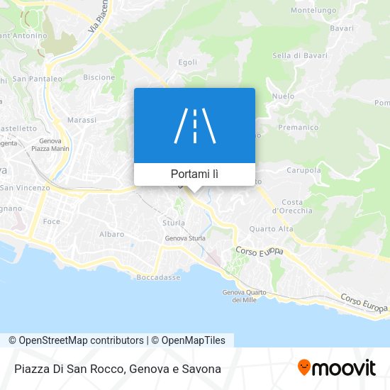 Mappa Piazza Di San Rocco