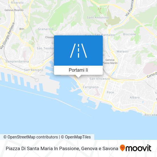Mappa Piazza Di Santa Maria In Passione