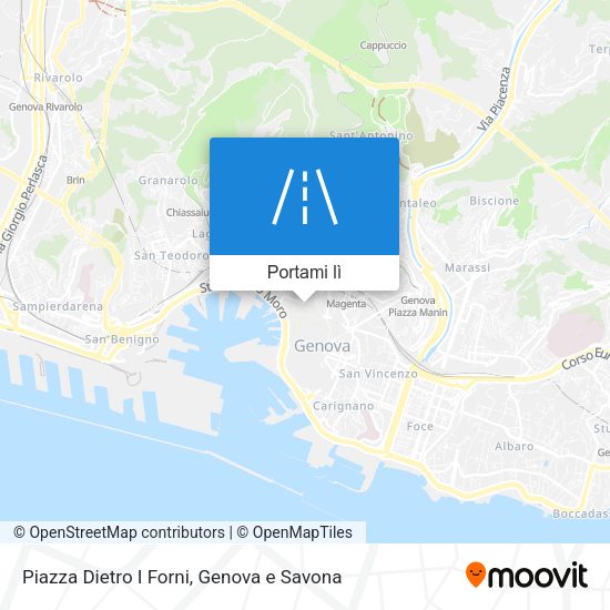 Mappa Piazza Dietro I Forni