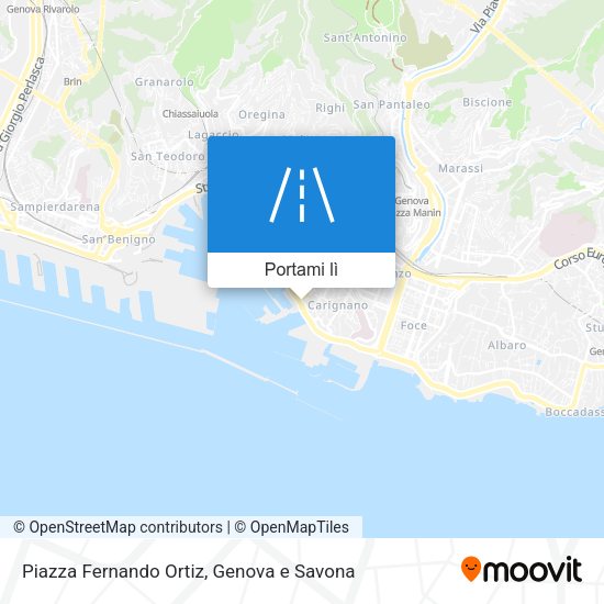 Mappa Piazza Fernando Ortiz