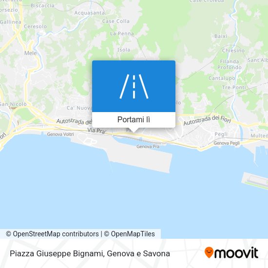 Mappa Piazza Giuseppe Bignami