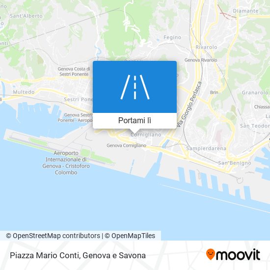 Mappa Piazza Mario Conti