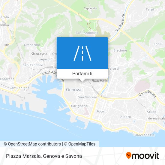 Mappa Piazza Marsala