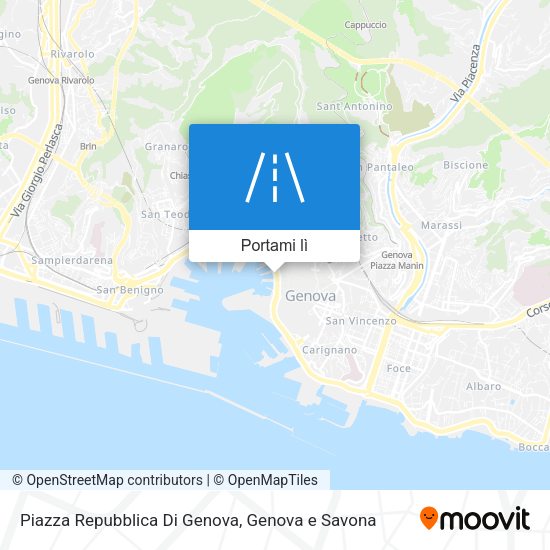 Mappa Piazza Repubblica Di Genova