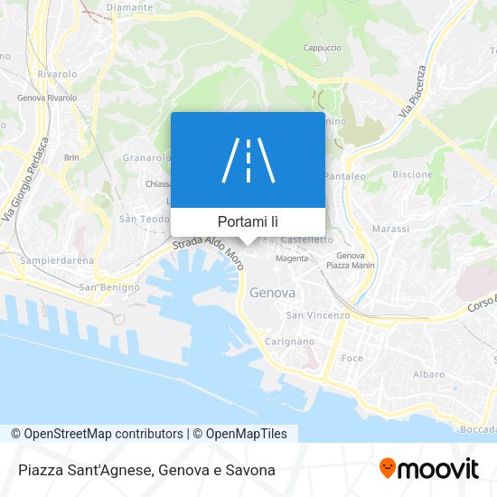 Mappa Piazza Sant'Agnese